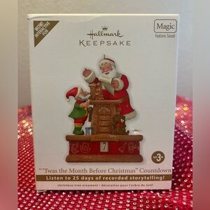 “‘Twas The Month Before Christmas” Countdown - Hallmark Keepsake Ornament (2011)